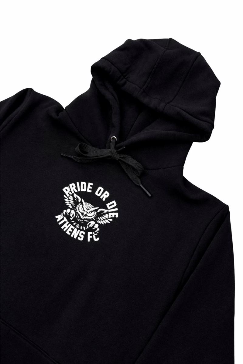 PRIDE OR DIE ATHENS FIGHT CLUB hoodie -black